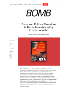 BOMB Magazine Nov 2 2020